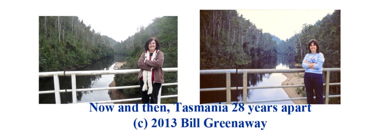 Now and Then. Tasmania in 28 years.
