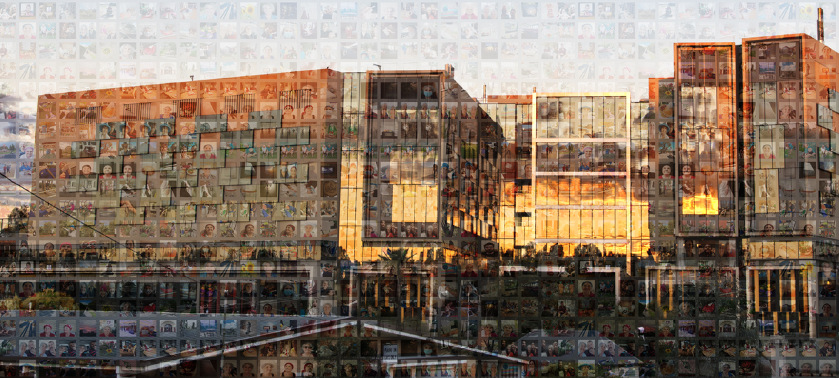 BENDIGO HOSPITAL AT SUNSET, WINTER 2021